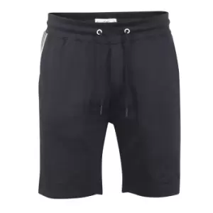 image of Duke Mens Andover D555 Side Panels Kingsize Shorts (4XL) (Black/Charcoal Grey Marl)