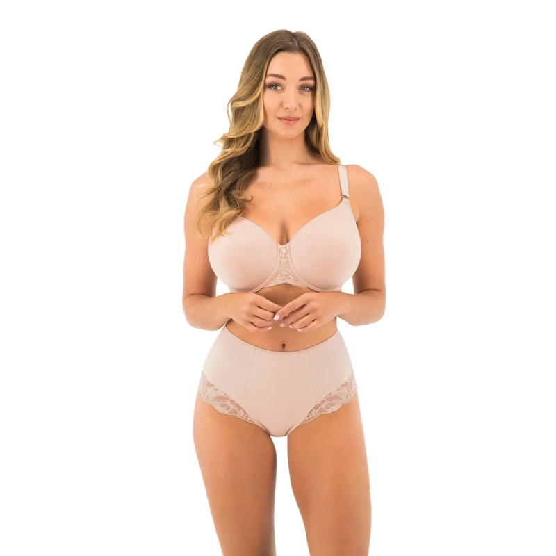 Image of Fantasie Womens Reflect High Waist Brief in Nude Size: 18 Nude Female 18