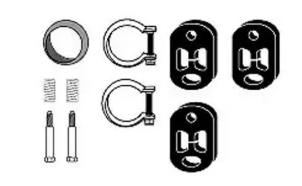 Image of VEGAZ Mounting Kit, exhaust system PEUGEOT PGA-116