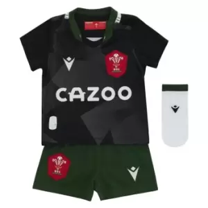 Image of Macron Wales Alternate Mini Kit 2021 2022 - Black