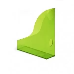 image of Durable Magazine Rack Basic Transparent Light Green