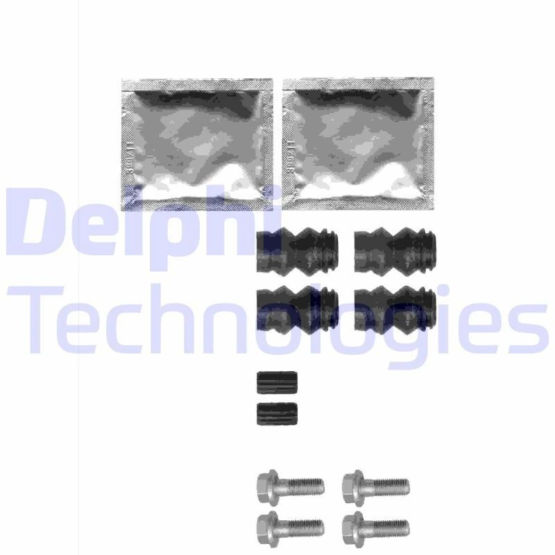 Image of DELPHI Guide sleeve kit, brake caliper DELPHI LX0358