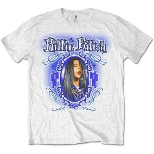 Image of Billie Eilish - Airbrush Unisex Large T-Shirt - White