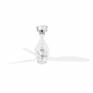 image of Mini-Eterfan LED Transparent Ceiling Fan with DC Motor, 3000K