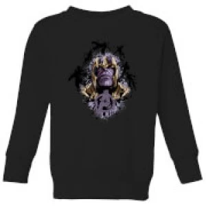 Image of Avengers Endgame Warlord Thanos Kids Sweatshirt - Black - 11-12 Years