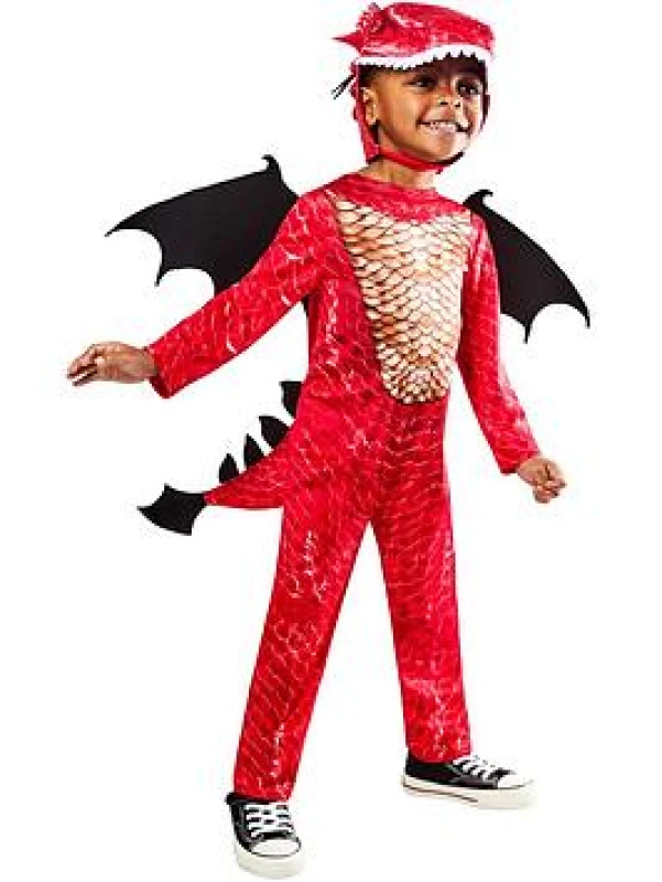 Image of Dragon Child Costume One Colour WZH4Y Unisex 3,5,6
