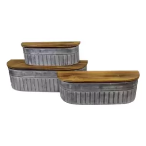 Image of Set of 3 Potting Shed Storage Shelves