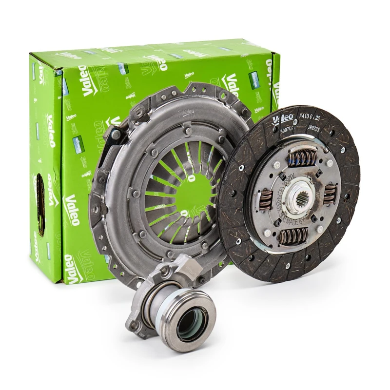 Image of VALEO 834243 Clutch with central slave cylinder, without sensor, for vehicles with push type clutch Aluminium Clutch Kit (479)