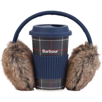 image of Barbour Travel Mug & Earmuff Set - Classic TN11