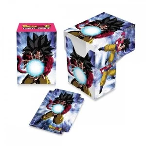 image of Ultra Pro Dragon Ball Super: Full-View Deck Box Super Saiyan 4 Goku