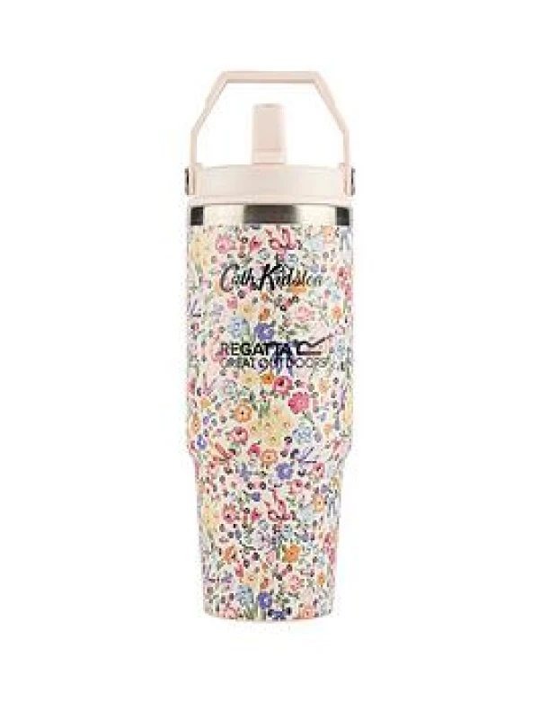 Image of Regatta Cath Kidston 0.9L Thermal Tumbler Travel Mugs One Size Cream Harmony Ditsy 41636191000