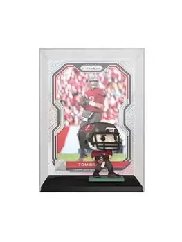 Image of Pop! Trading Cards: Tom Brady Tampa Bay Buccaneers Panini Prizm Funko Vinyl Figure