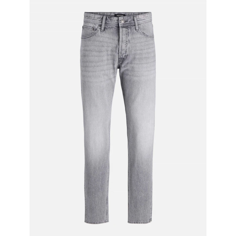 Image of Jack and Jones Mens Chris Wide Leg Jeans Grey Denim male 36W R