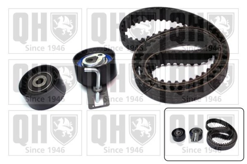 Image of QUINTON HAZELL Timing belt kit QUINTON HAZELL QBK871