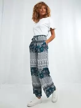 Joe Browns Joe's Perfect Holiday Trousers -multi, Blue, Size 8, Women