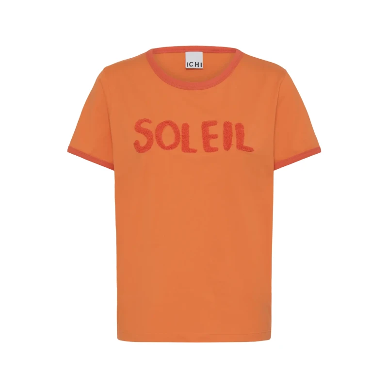 Image of Ichi Womens T-Shirt Ichi IHXluella Ss3 Orange Female S