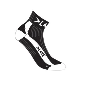 image of Lake Bioceramic Socks Black/White X Large