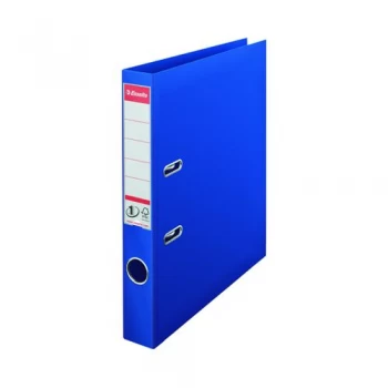 Image of Esselte No 1 Plastic Lever Arch File 50mm A4 Blue Pack of 10 811450