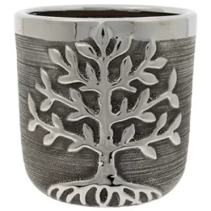 image of Tree of Life Planter Gunmetal Large