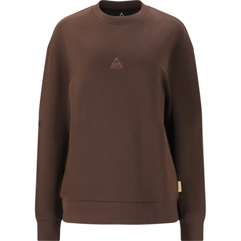 Image of SOS Sweatshirt round neck woman SOS Bovec Marron Female XS