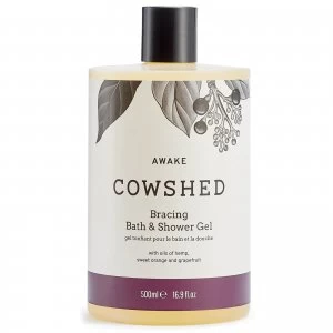 image of Cowshed AWAKE Bracing Bath & Shower Gel 500ml