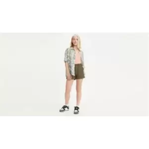 image of Levis Ribcage Shorts - Green