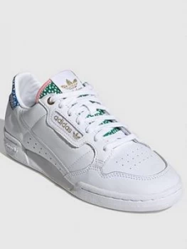 image of adidas Continental 80 - White/Print, White, Size 4, Women