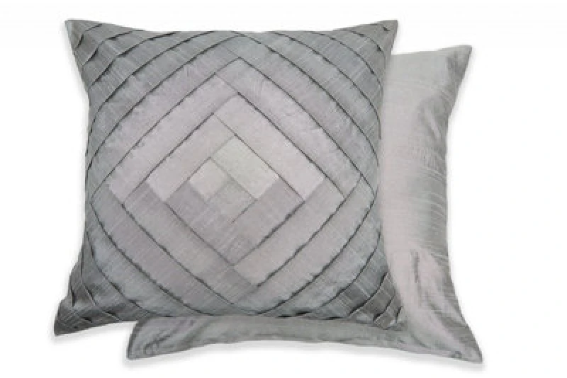 Image of Gio Cushion Cover In Grey Silver