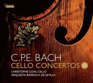 Image of CPE Bach Cello Concertos by Carl Philipp Emanuel Bach CD Album