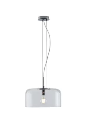 Image of Gibus Glass Dome Ceiling Pendant, Clear, E27