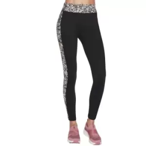 Image of Skechers Womens Go Strech Mini Cheetah High Waisted Leggings Extra Large