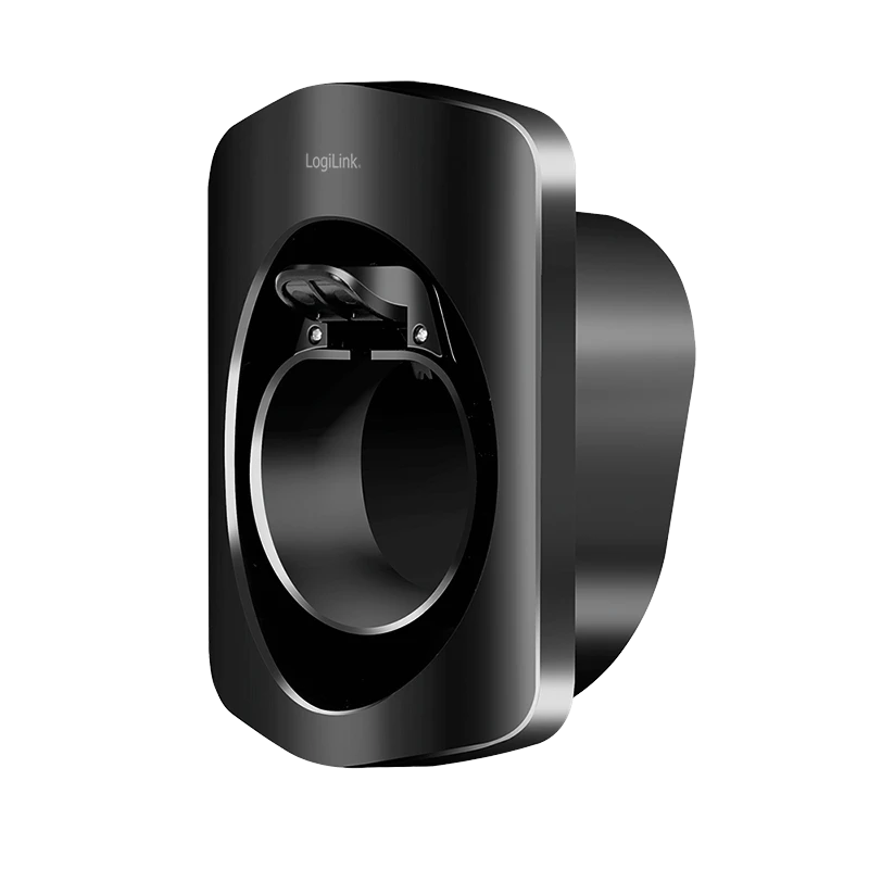 Image of LogiLink Wall Mount with cable rest for EV charging cable. w/ lock. pl