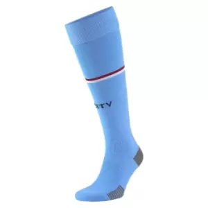 image of 2022-2023 Man City Home Socks (Light Blue)