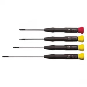 image of CK Tools T4884X Precision Screwdriver Slotted/PH Set Of 4