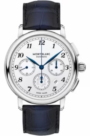 Image of Mens Mont Blanc Star Legacy Automatic Chronograph Watch 118514