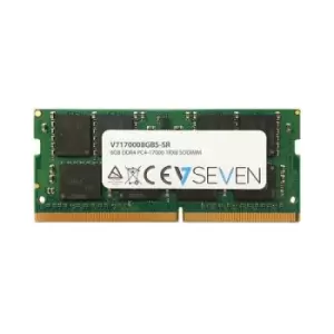 Image of V7 8GB DDR4 PC4-17000 - 2133MHz SO-DIMM Notebook Memory Module - V7170008GBS-SR
