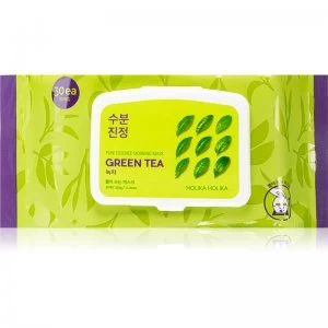 image of Holika Holika Pure Essence Green Tea Refreshing Morning Mask With Green Tea extract 30 pc