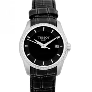 image of T-Trend Couturier Quartz Black Dial Ladies Watch