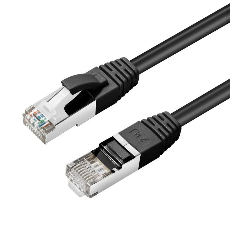 Image of Microconnect SSTP6015S networking cable Black 1.5 m Cat6 S/FTP (S-STP)