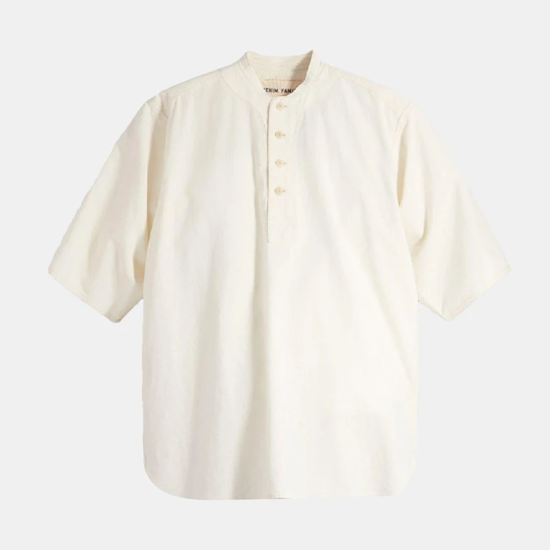 Image of Levis Mens Short Sleeve Plain Shirt Chambray Wht R male XS