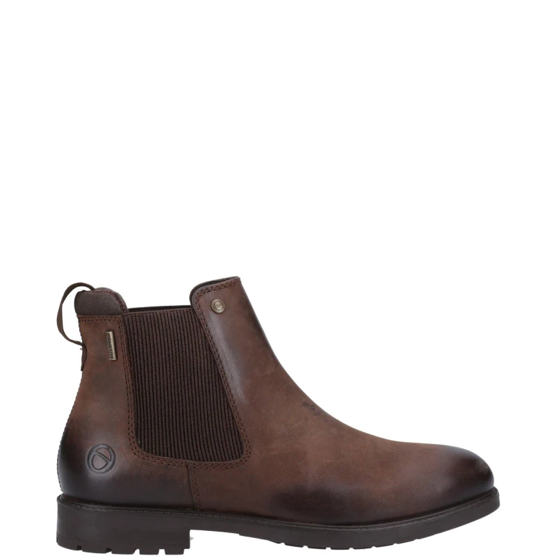 Image of Cotswold Mens Gretton Waterproof Pull On Chelsea Ankle Boots - UK 7 Brown male GDE2806BRO7