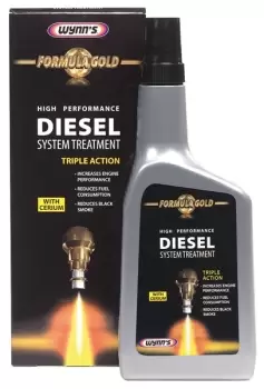 Image of Formula Gold Diesel System Treatment - 500ml 76401 WYNNS