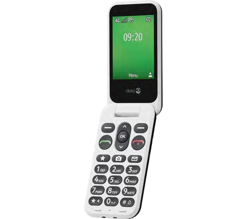 Image of DORO Leva E30 - 128 MB, Black & White, Black,White 7322460089931