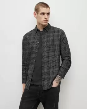 Image of AllSaints Tucker Checked Shirt