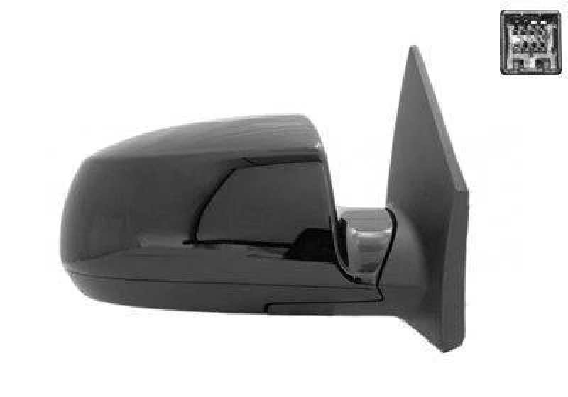 Image of VAN WEZEL 8317808 Wing mirror * HAGUS * Right, black, Heatable, Over-paintable Outside Mirror (50)