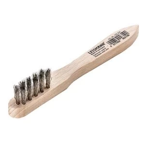 Image of Lessmann Spark Plug Brush 2 Row Brass Wire