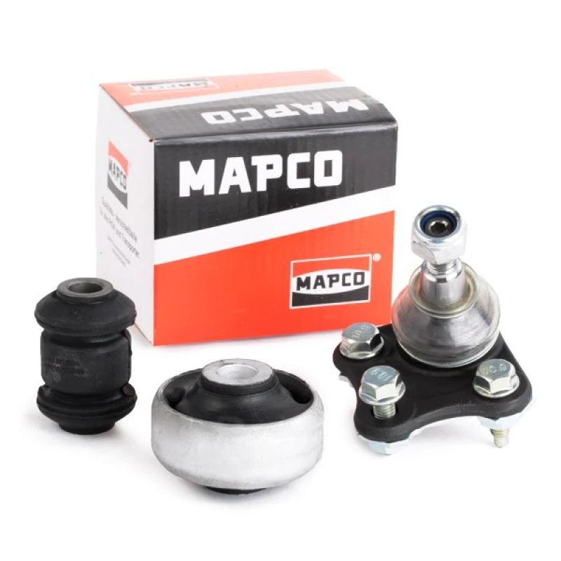 Image of MAPCO 53283 Repair Kit, wheel suspension Lower, with rubber mount Repair Kit,wheel suspension (771)