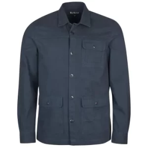 Image of Barbour Mens Sandbay Overshirt Dark Navy XXL