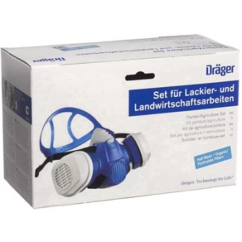 image of Draeger Lackierset X-plore 3300 in Groeße M R57793 Half mask respirator set Size (XS - XXL): M