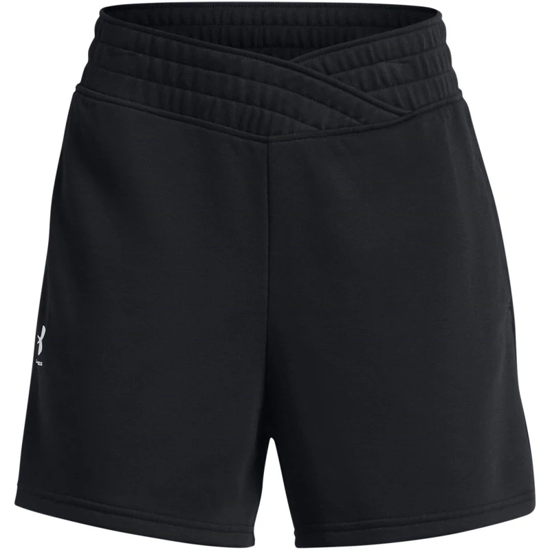 Image of Under Armour Armour Ua Rival Terry Short Jogger Womens - Black 10